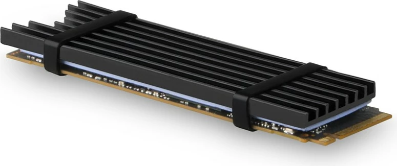 Pasivni hladilnik za SSD M.2, aluminij, 3 mm, črn, AXAGON CLR-M2L3 Pasivni hladilnik za SSD M.2, aluminij, 3 mm, črn, AXAGON CLR-M2L3