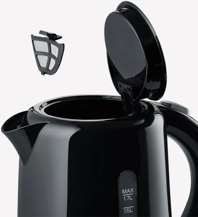 Električni grelnik vode 1,7 L 2200 W, črn Severin WK 4322 Električni grelnik vode 1,7 L 2200 W, črn Severin WK 4322