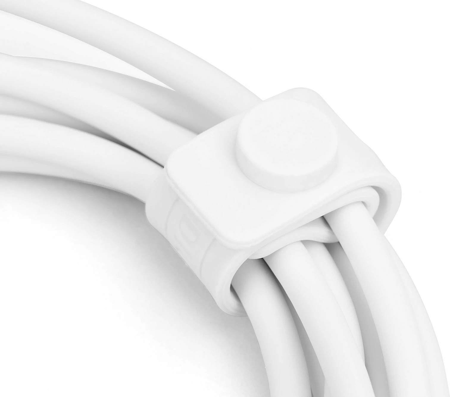 Silikonski kabel Lightning na USB-A Digitus, 1 m, bel