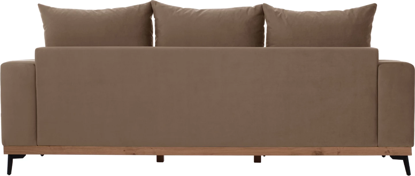 Kotna sedežna garnitura PORTOFINO, bež barva, visoke noge