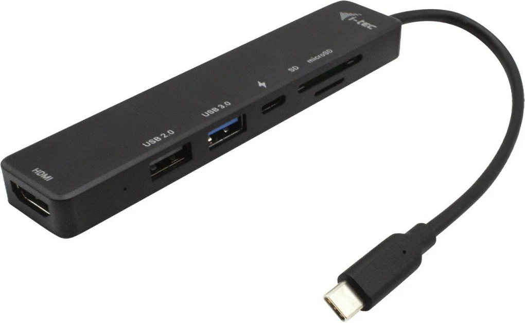 Računalniško ohišje USB-C, HDMI 4K, Power Delivery 60W i-tec C31TRAVELEASYDOCKPD, črno