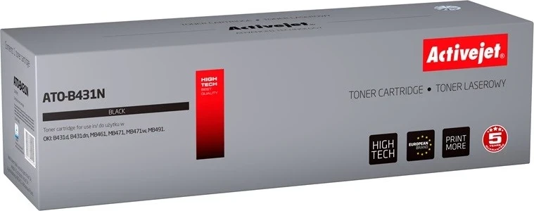 Zamenjalni toner za tiskalnike OKI, Activejet ATO-B431N, črn