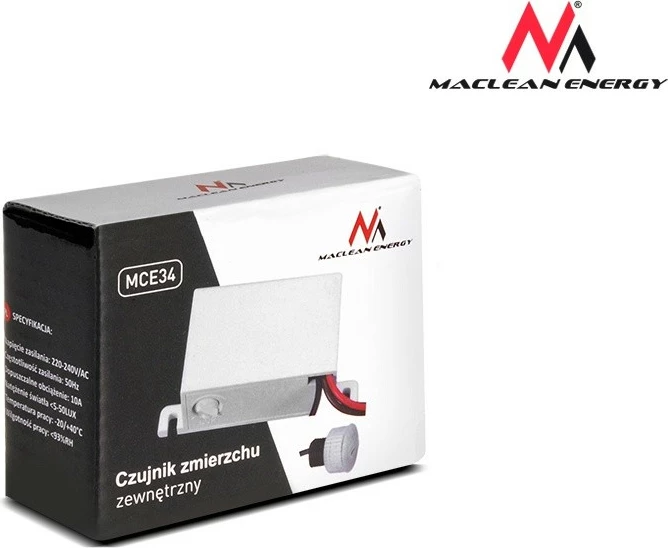 Zunanji senzor mraka Maclean MCE34, 2000 W, bel
