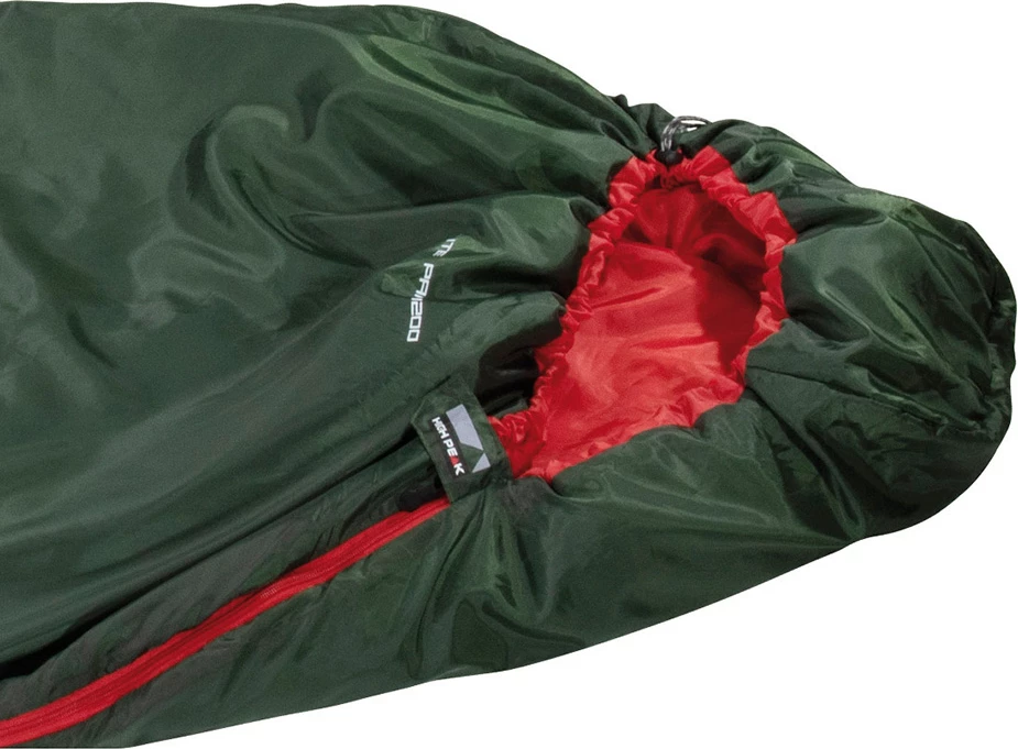 Spalna vreča High Peak Lite Pak 1200, zelena-rdeča