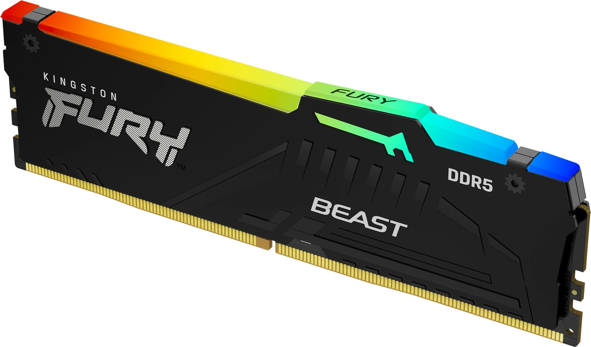 RAM pomnilnik Kingston FURY Beast RGB 16GB DDR5 5600MT/s CL36
