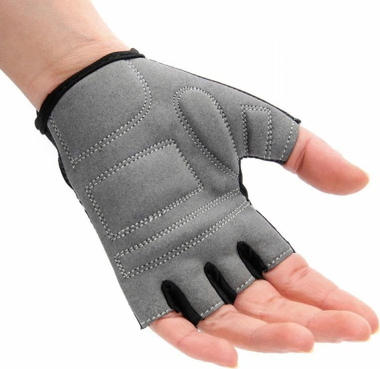 Rokavice za kolo za otroke Meteor, črne in sive