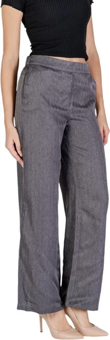 Hlače Jacqueline De Yong, ženske, sive