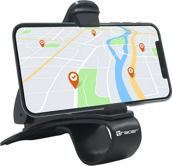 Držalo za telefon za avto Tracer U18, za armaturno ploščo, črno