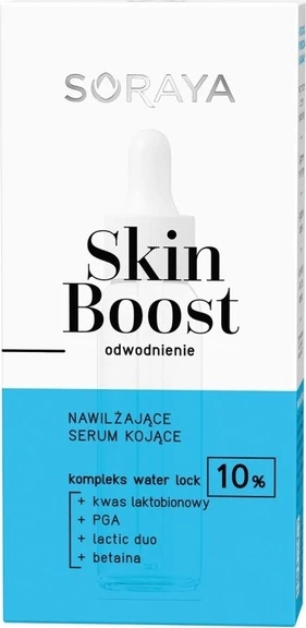 Vlažilni in pomirjujoči serum za obraz Skin Boost Dehydration, Soraya, za ženske, 30 ml