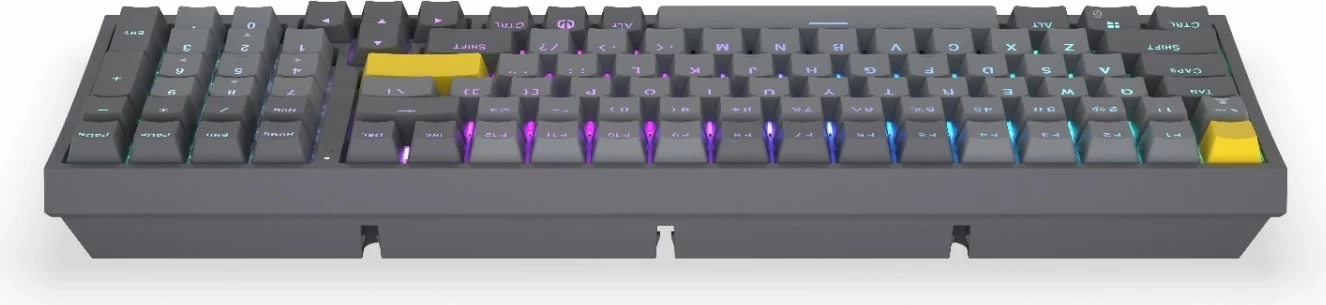 Mehanska tipkovnica Celeris 1800 Endorfy, RGB, brezžična, 96%, siva