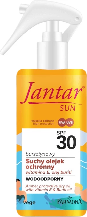 Zaščitno suho sončno olje SPF30, 150 ml Farmona Jantar Sun Amber