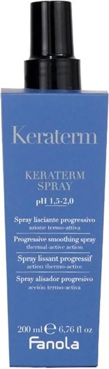 Spray za izravnavo las Fanola Keraterm unisex, 200 ml