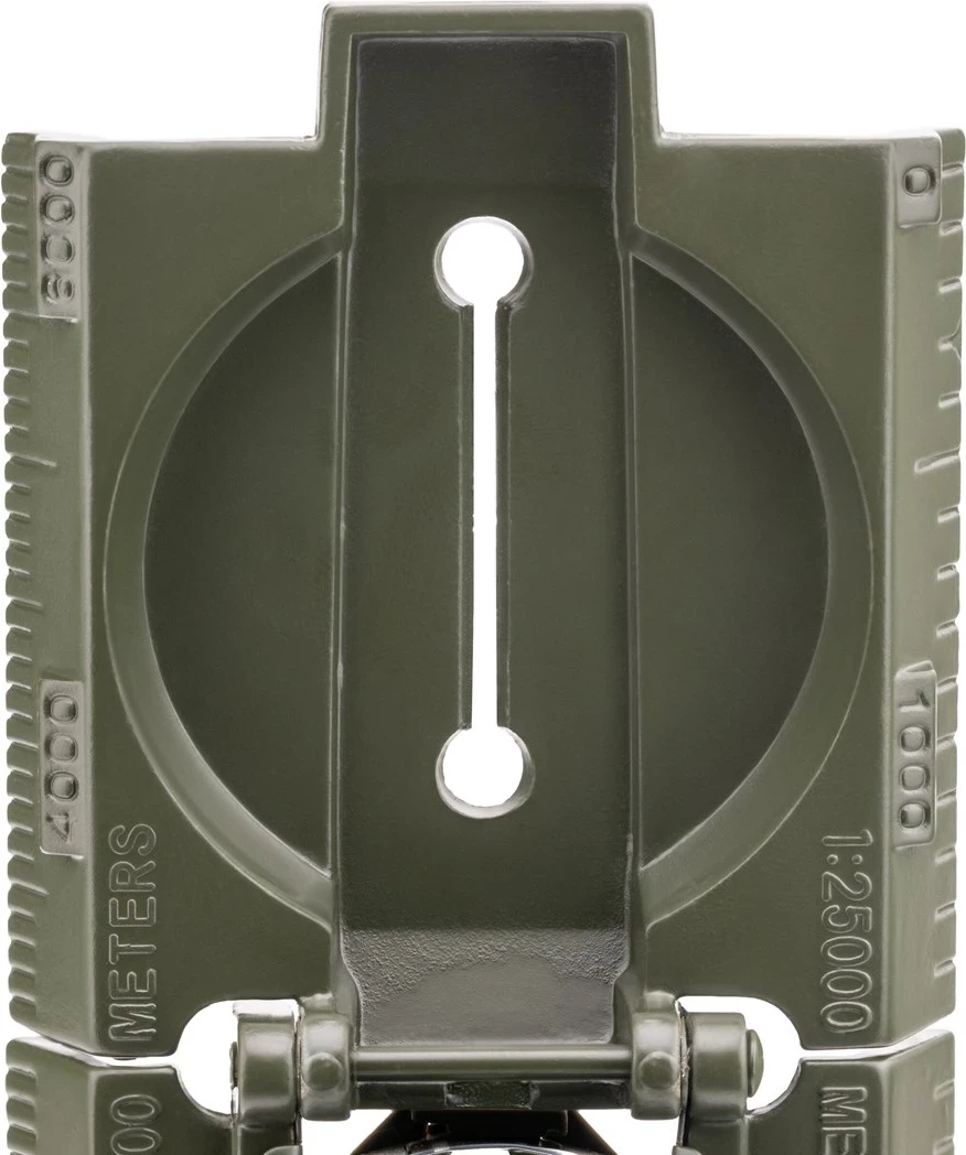 Kompas z osvetlitvijo Mil-Tec US, kovinski, olivno