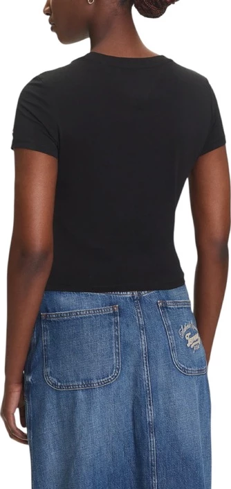 Majica za ženske, črna Tommy Hilfiger Jeans