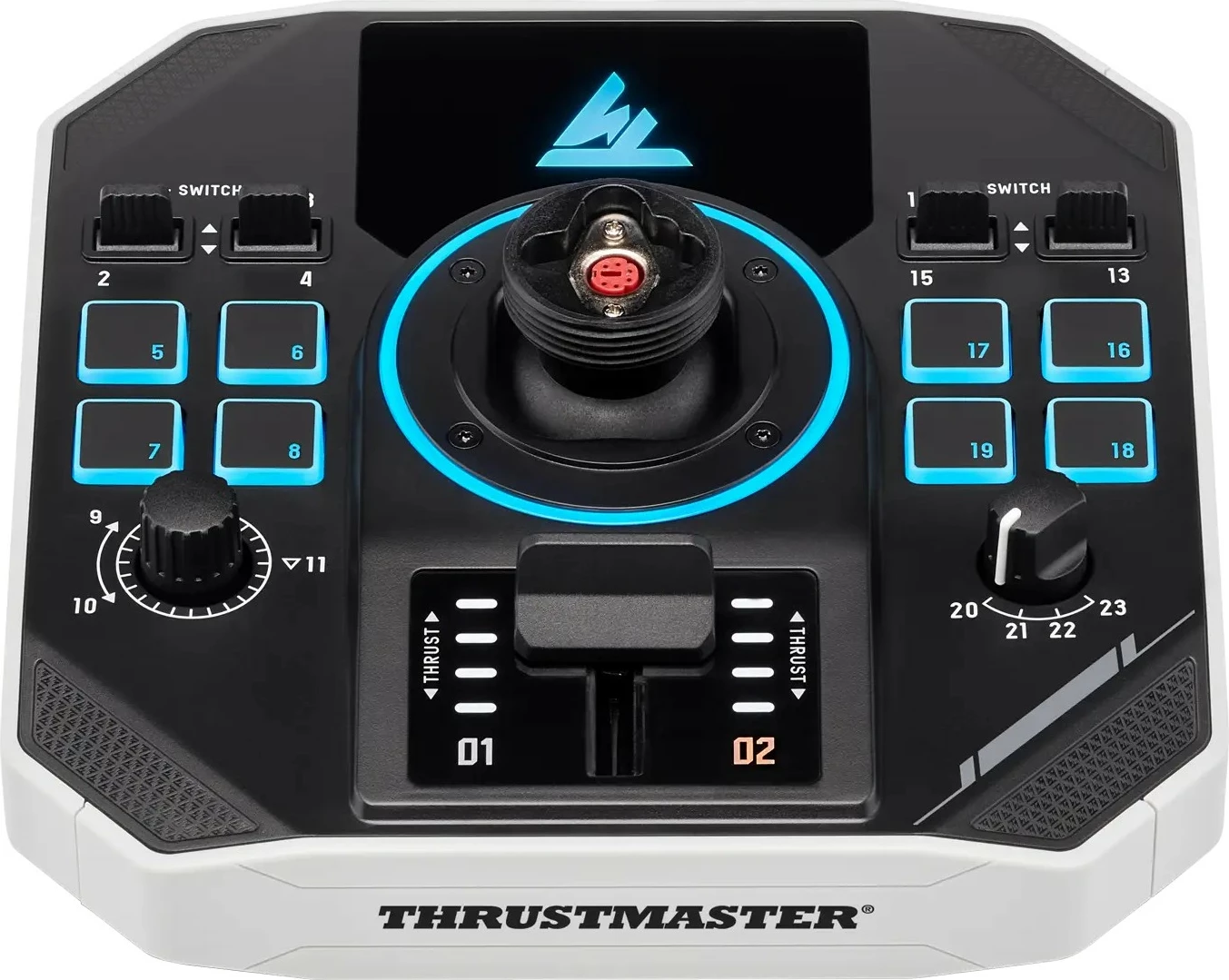 Dvojni joystick za letenje Thrustmaster SoL-R 2 FlightStick Space Duo za PC, bel/siv