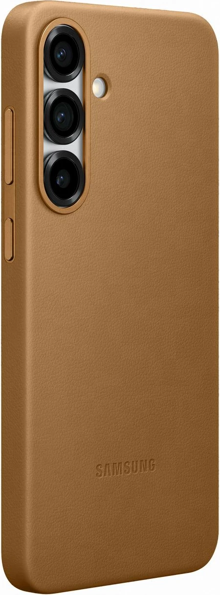 Ovitek za telefon Samsung KindSuit Case EF-VS936PFEGWW za Galaxy S25+, eko-usnje, zlato Ovitek za telefon Samsung KindSuit Case EF-VS936PFEGWW za Galaxy S25+, eko-usnje, zlato