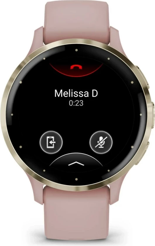 Pametna ura Garmin Venu 3S, 41 mm, AMOLED, GPS, zlato/rožnata