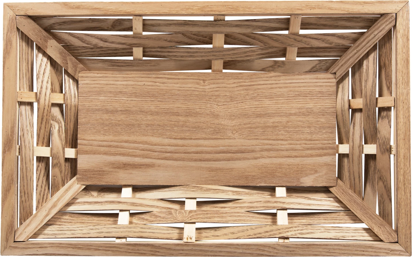 Pravokotni pladenj za serviranje FH4228 iz jelovine in MDF 51x32x5,5Hcm