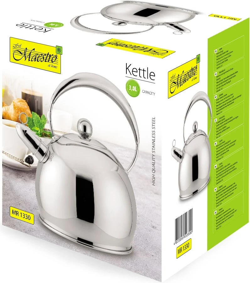 Kotel Maestro MR-1330, 3,0 L, srebrn