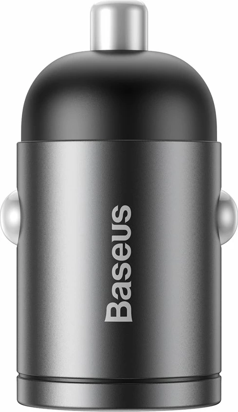 Avtomobilski polnilec Baseus Tiny Star Mini, 30 W, USB-A, Quick Charge 3.0, siv