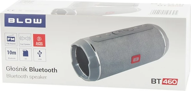 Prenosen zvočnik BLOW BT-460, Bluetooth, 20W, siv