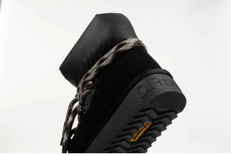 Elegantne ženske čevlje après-ski, D.Franklin, črni