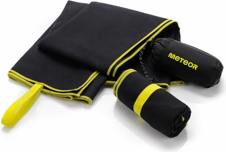 Brisača Meteor XL, 110 x 175 cm, črna