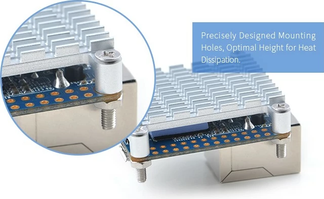 Heatsink za NanoPi Neo/Neo2 ALLNET FriendlyELEC, komplet 50 kosov Heatsink za NanoPi Neo/Neo2 ALLNET FriendlyELEC, komplet 50 kosov