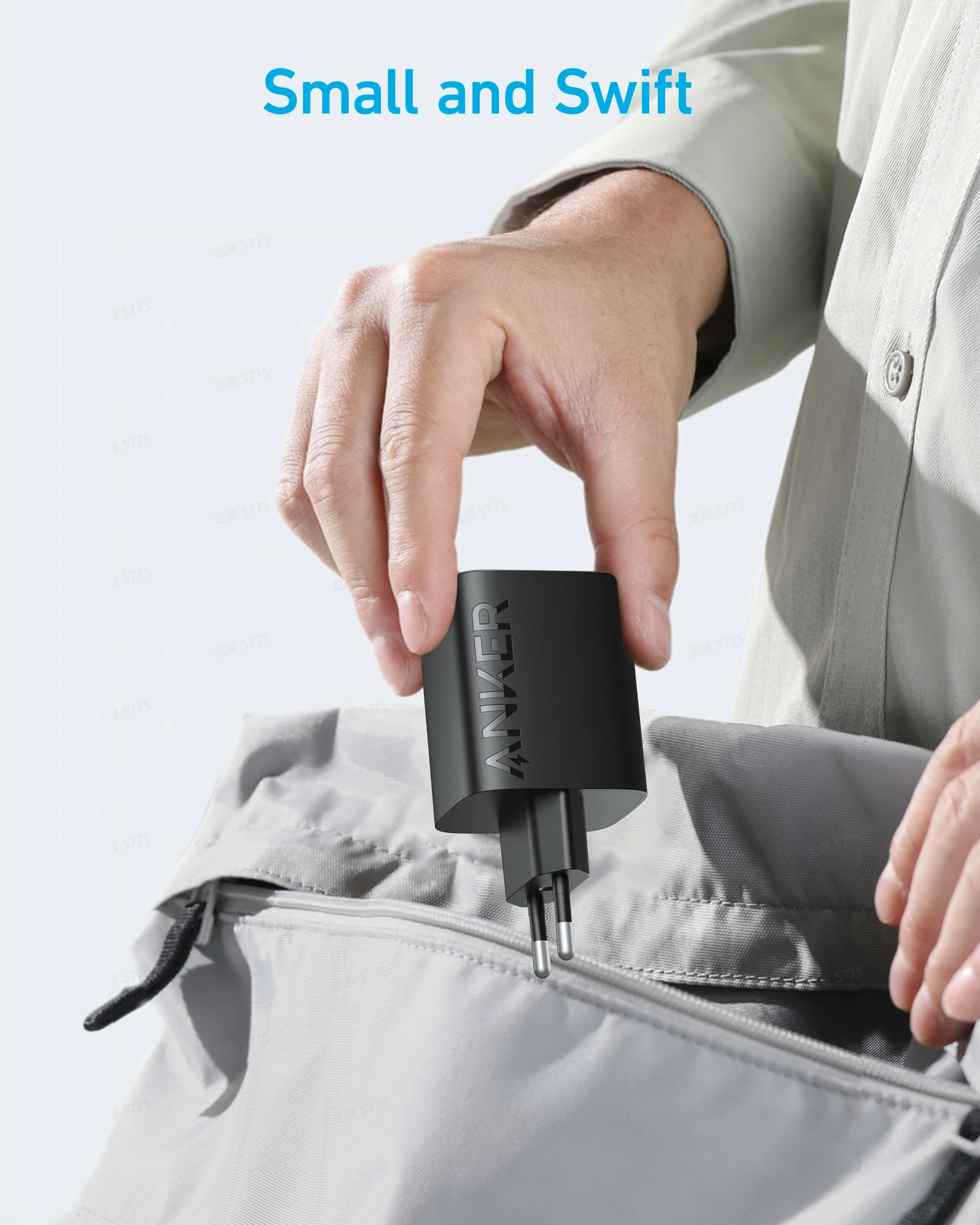 Močnik 67W, USB, črn Anker 336