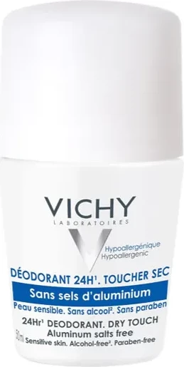 Deodorant roll-on brez aluminijevih soli Vichy, uniseks, 50 ml