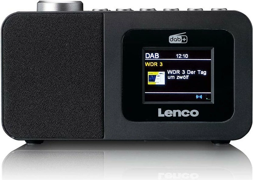 Radio DAB+ in FM Lenco CR-625BK, črn