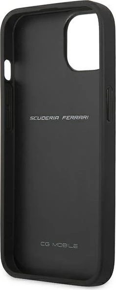 Ovitek za telefon On Track Carbon Stripe Ferrari za iPhone 13 mini 5,4", črn