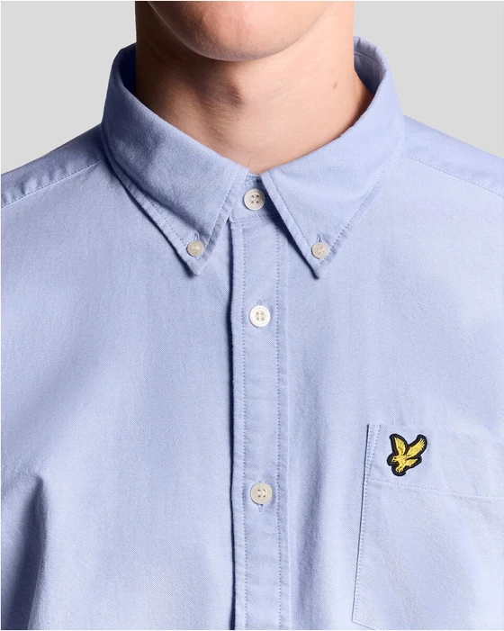Srajca za moške Lyle & Scott, svetlo modra