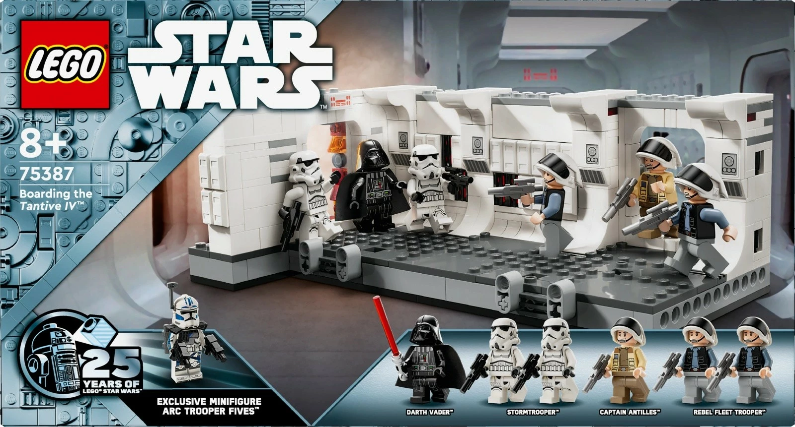 Set LEGO Star Wars Tantive IV Vhod v ladjo 75387, 502 kosi, z minifigurami, plastika