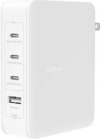 Moč in univerzalnost: polnilec Belkin BoostCharge Pro, notranji, AC, 140 W, bel
