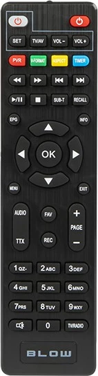 Digitalni TV tuner BLOW 4625FHD, DVB-T2, H.265 HEVC, črn