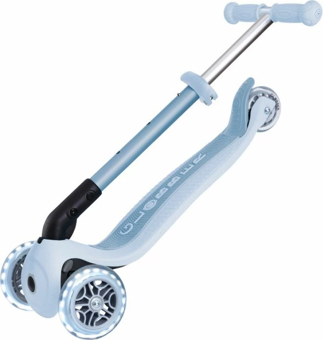 Otroški skiro, Globber Junior Foldable Lights ECOlogic, pastel