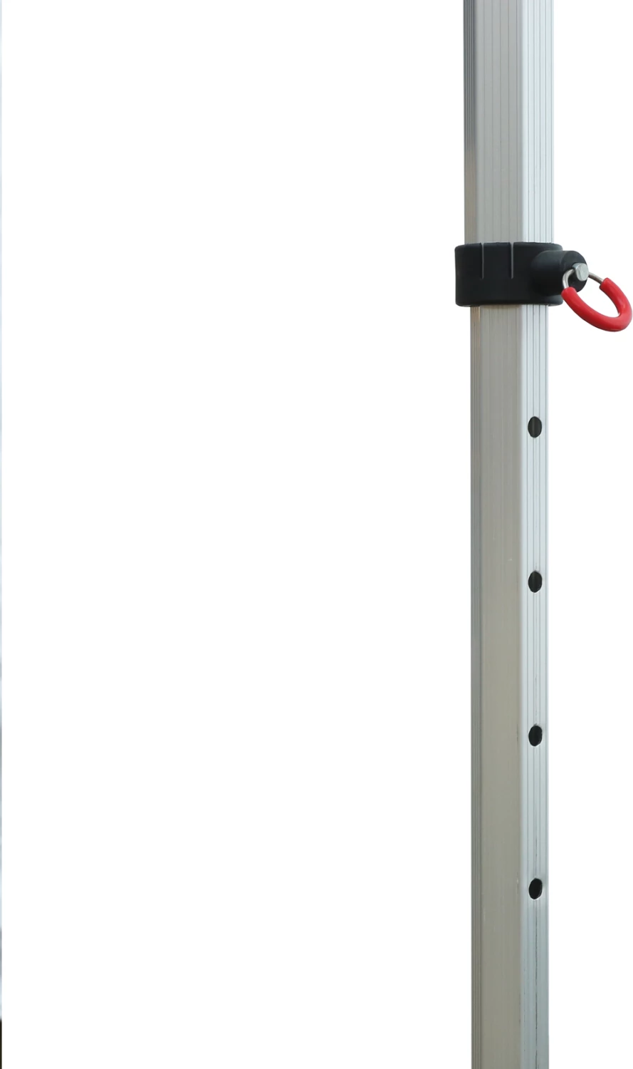 Trpežen paviljon z 3 stranskimi senčili CRESSEN FH21097.01 zložljiv-aluminijasto srebrno ogrodje-bela 3x3x3,4Hm