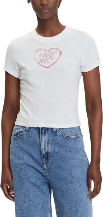 Majica Tommy Hilfiger Jeans ženska, bela