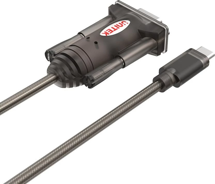 Serijski kabel Unitek Y-1105K, 1,5 m, DB-9, črn