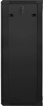 Kaseta RACK 19 palcev z vrati iz stekla Lanberg WF01-6427-10B, črna