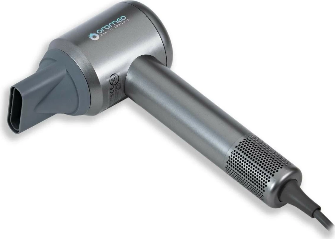 Sušilnik za lase Oromed Oro-F9 Sonic, 1600 W, ionizacija, srebrn