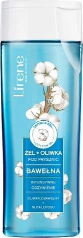 Duš gel za ženske Gel + Cotton Oil, Lirene, 250 ml