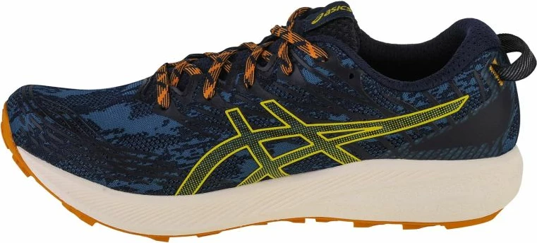 Tekmovalne tekaške čevlje Asics Fuji Lite 3, moški, temno modri