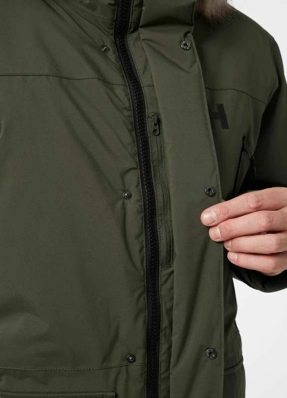 Parka Reine za moške, Helly Hansen, zelena