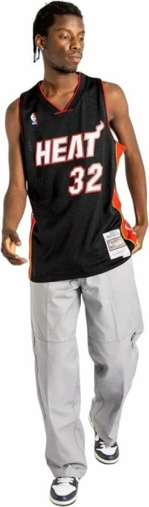 Majica za moške Mitchell & Ness, NBA Swingman Miami Heat Shaquille O'Neal, črna
