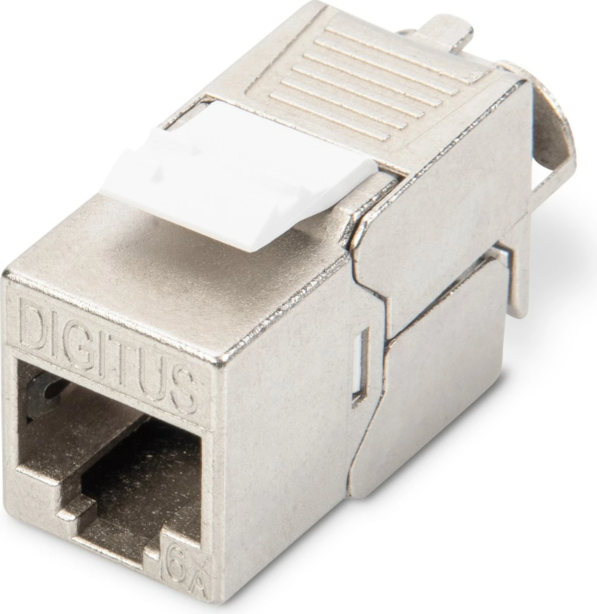 Keystone priključek Digitus Cat6a RJ45, zaščiten, kovinski