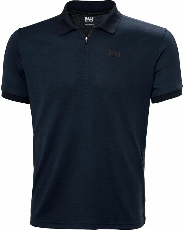Polo majica z zadrgo za moške Helly Hansen, modra