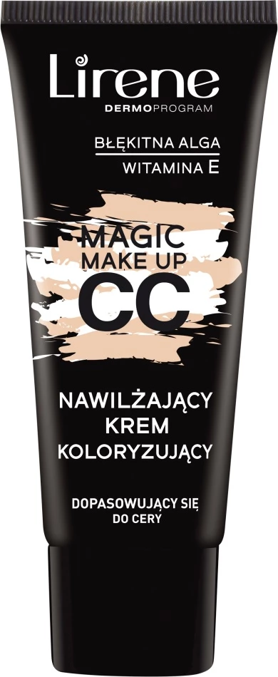 Krem CC za obraz, vlažilni in barvno korektivni Magic Make Up CC Lirene, 30 ml