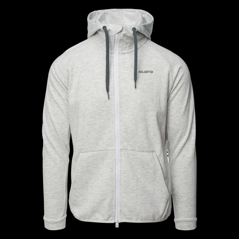 Pulover z zadrgo za moške Iguana, siva